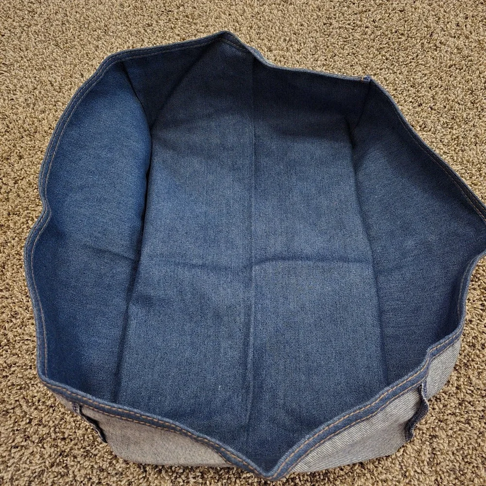 Longaberger Blue Denim Letter Tray Liner 13